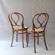 2 chaises Thonet N°20, canne neuve Omega, vers 1890