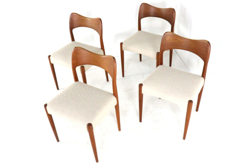 Ensemble de 4 chaises Arne Hovman Olsen pour Kold Mogens