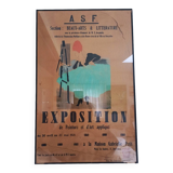 Poster for the 1921 Applied Art Exhibition. Illustrated by E. Jacqmain