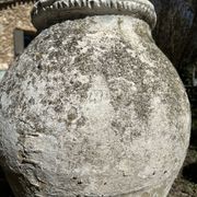 Ancient terracotta pottery jar from the 18th century.