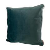 Coussin velours vert d'eau