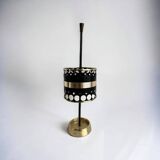 VINTAGE UMBRELLA STAND: BLACK & GOLD