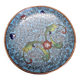 Vintage Cloisonne plate 1970s
