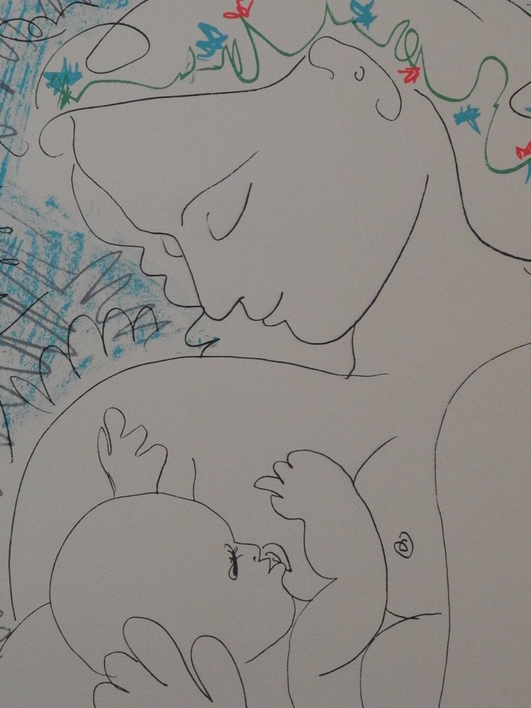 Pablo Picasso: Maternity - Signed Lithograph