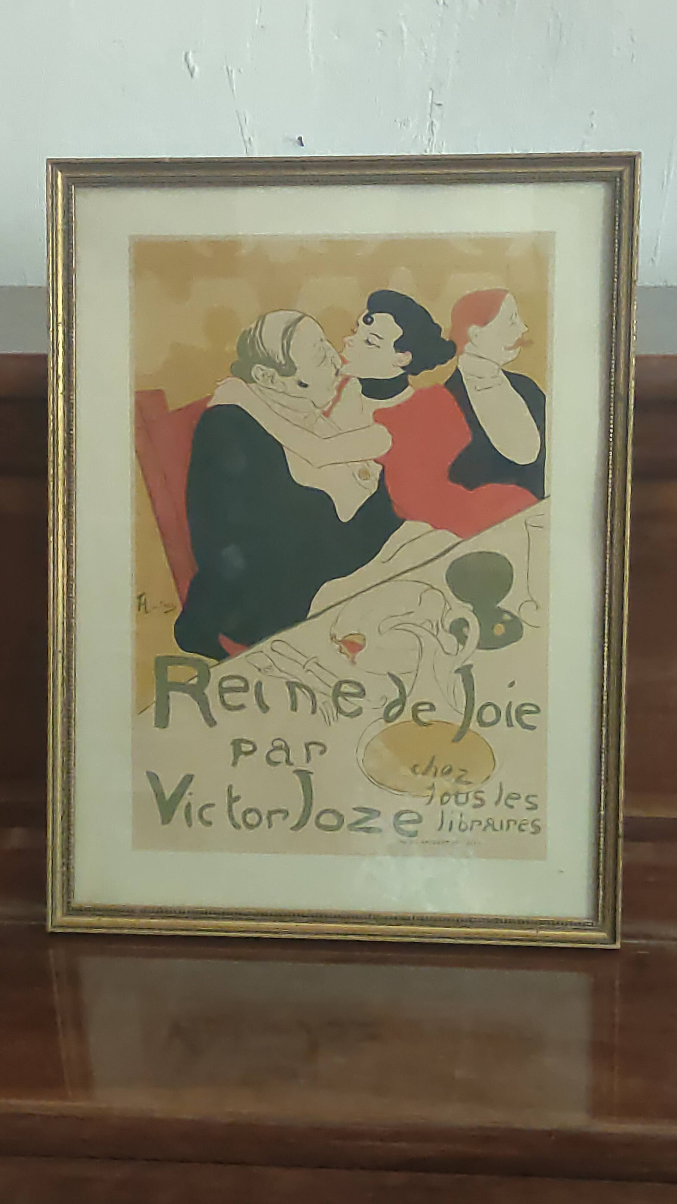 Toulouse Lautrec poster frame "Queen of joy"