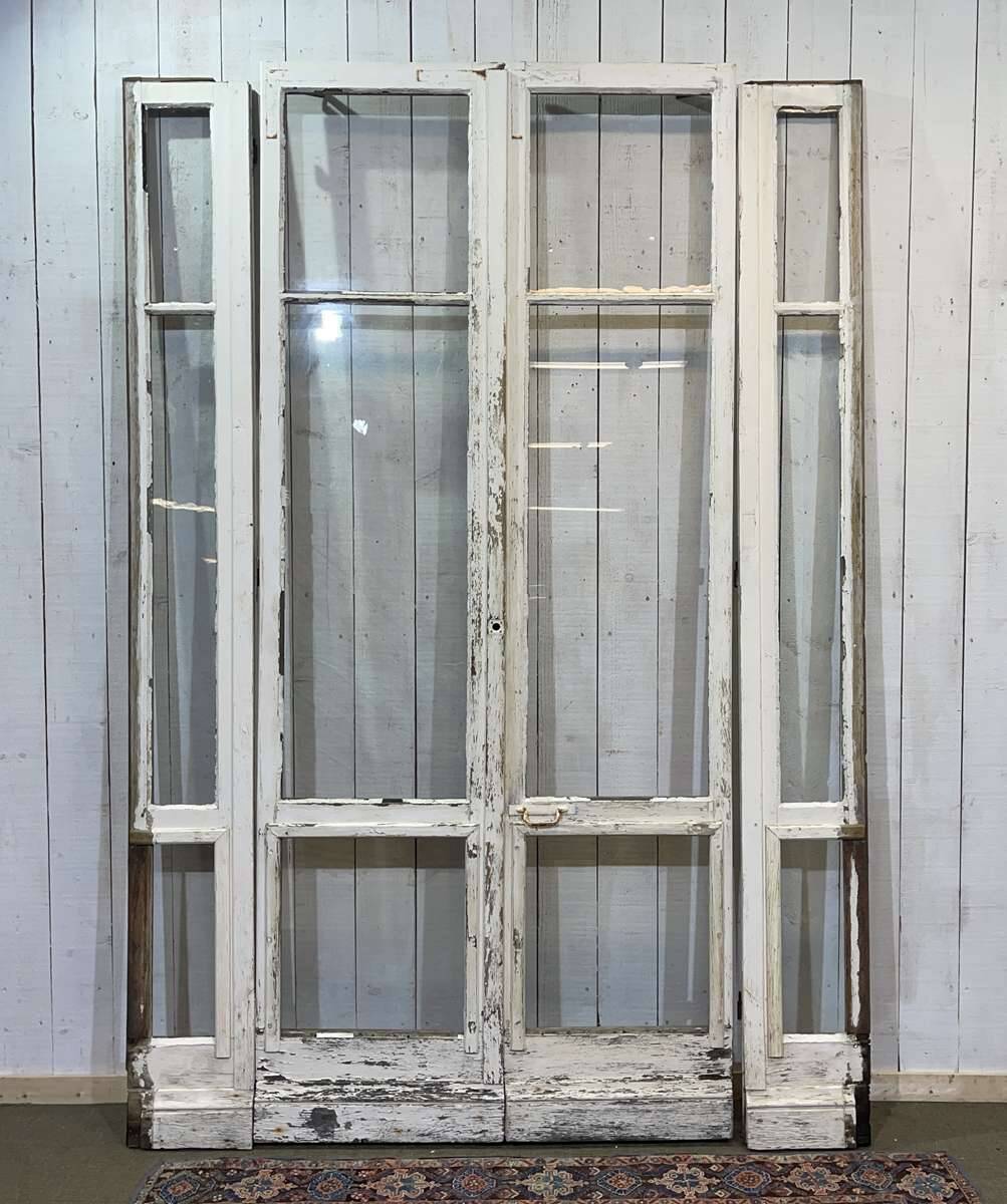 19th century oak partition door