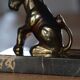 Free-standing donkey in resin