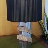 Chrome and cork lamp from the 70s