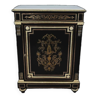 Blackened Pear Wood Support Unit, Napoleon III Period – Mid-19th Century