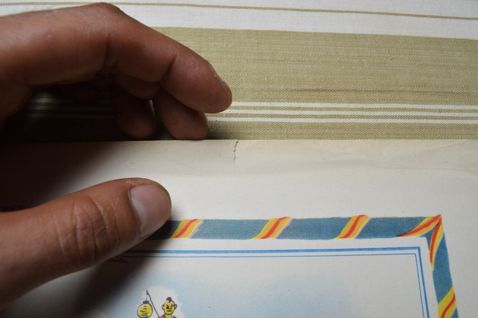 Illustrated map of Asia of Jacques Liozu world map