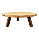 Brutalist tripod coffee table, 1960s