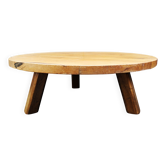 Brutalist tripod coffee table, 1960s