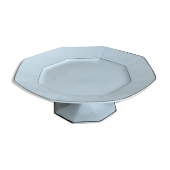 Octagonal bowl in Limoges porcelain