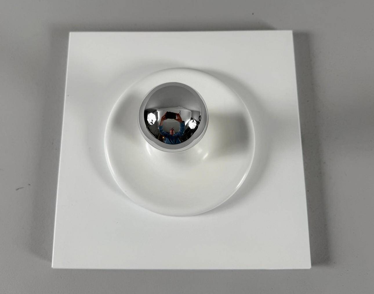 Space Age wall lamp/ceiling lamp, Germany, 1970s.