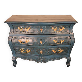 19th century painted chest of drawers