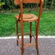Ancien tabouret de bar en bois tourné