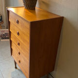 60s teak chest of drawers