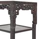 Carved wooden side table from China