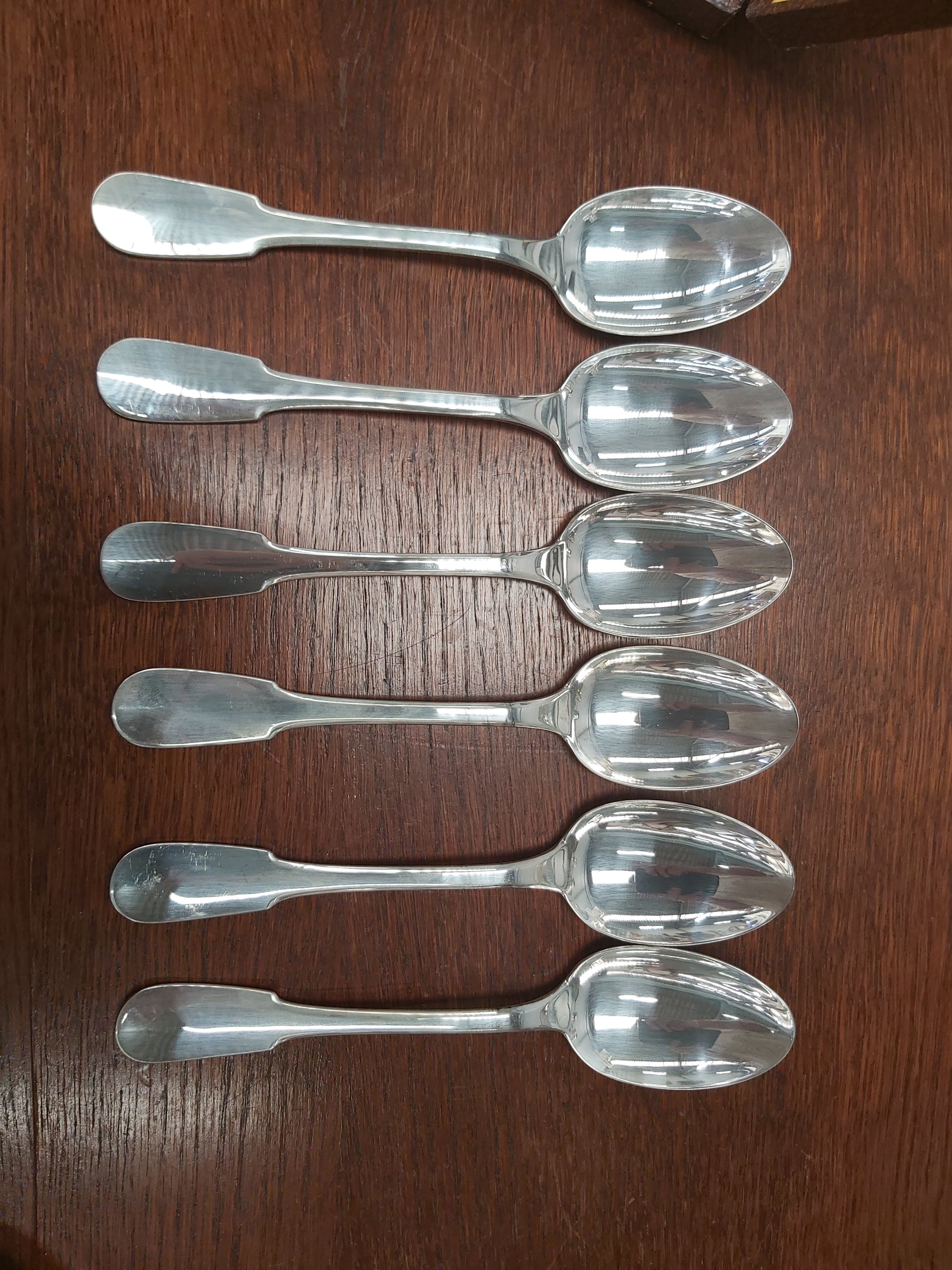 6 tablespoons Christofle silver metal