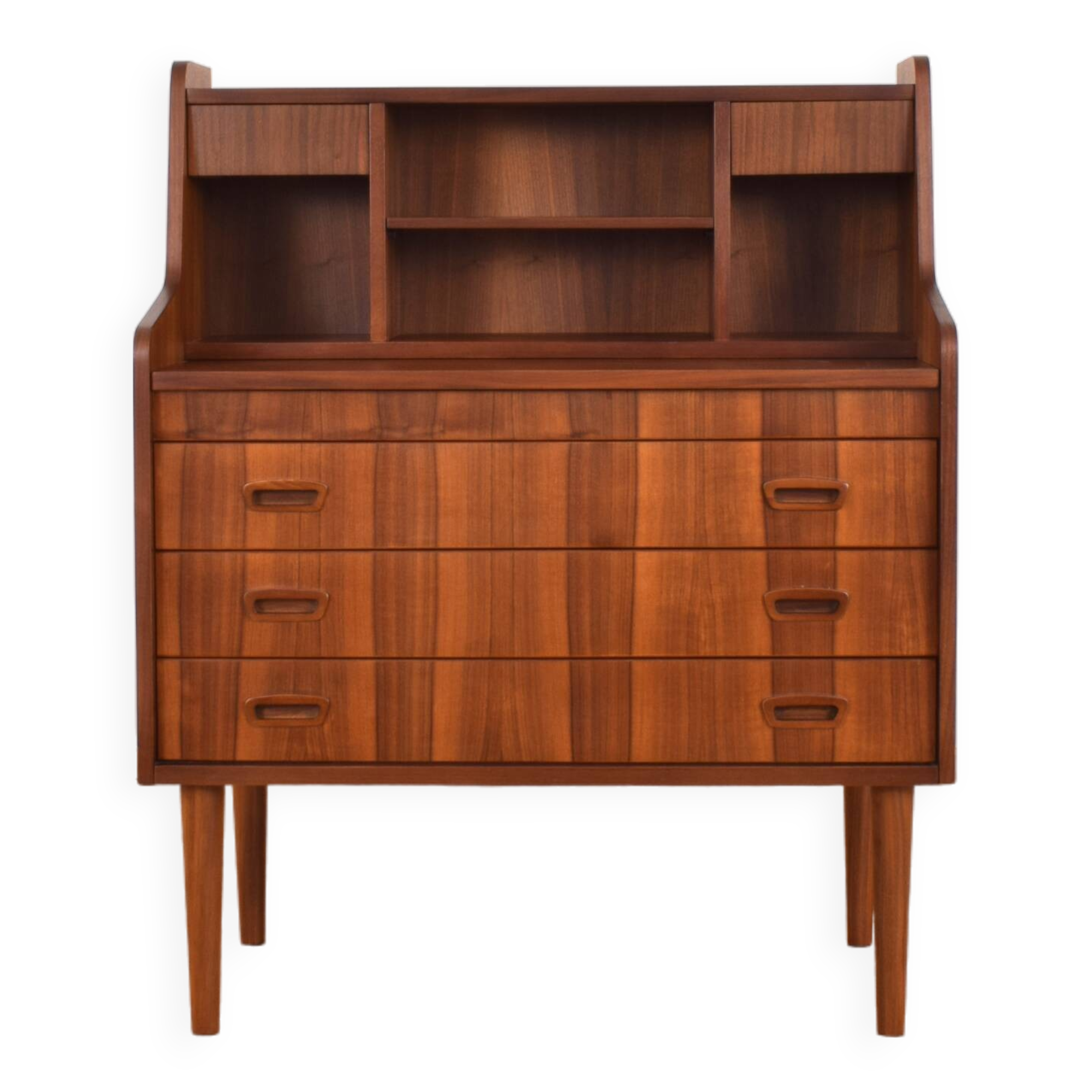 Mid-Century Danish Walnut Secretary, 1960s.