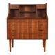 Mid-Century Danish Walnut Secretary, 1960s.