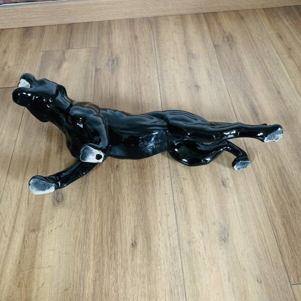 Panthère noire céramique de Monaco