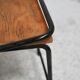 Pair of modernist stools, France, 1960s