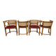 Set of 4 Fledermaus chairs made by Thonet.