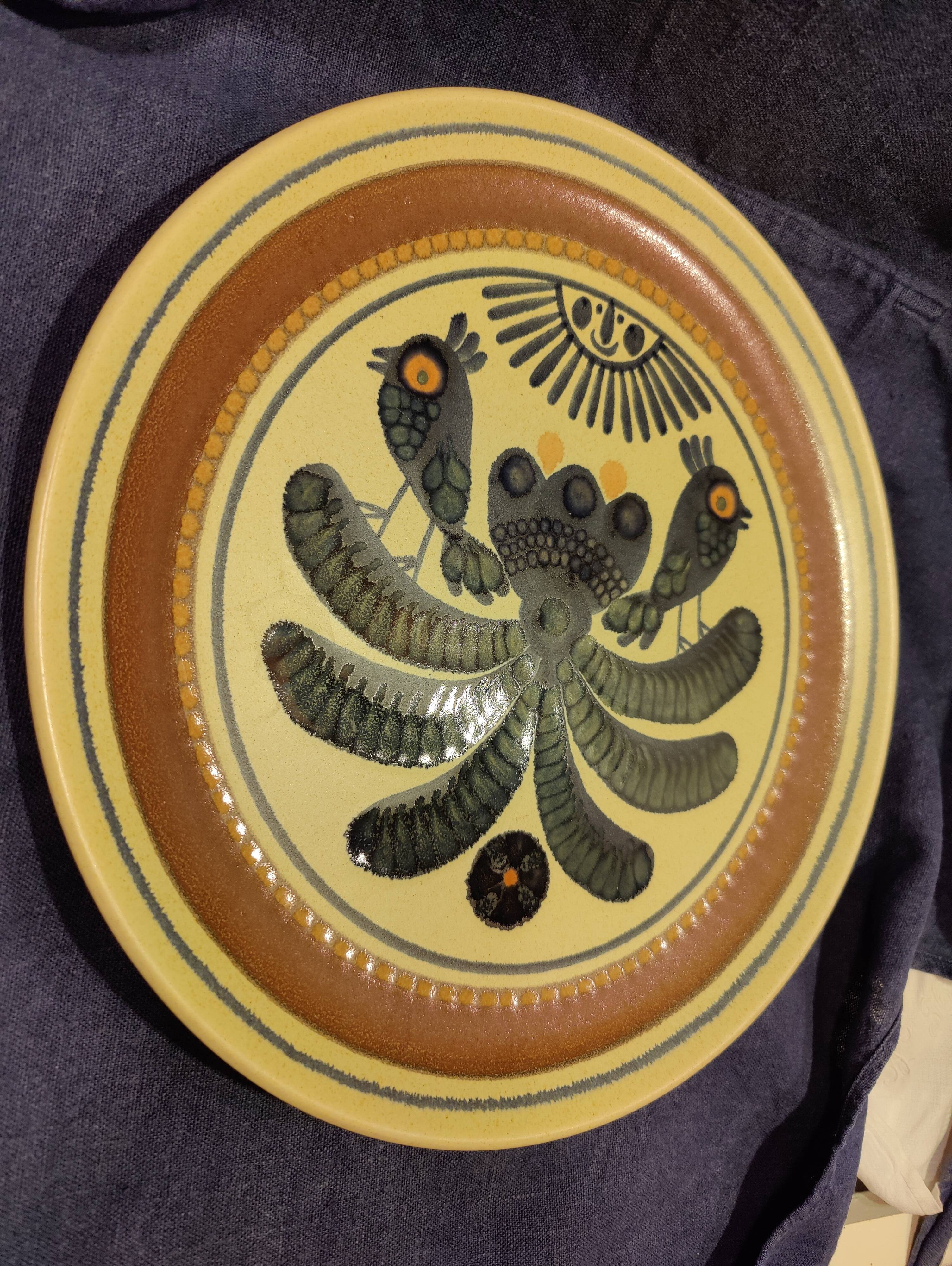 Kupfermühle KMK ceramic dish from the 70s