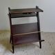 Wooden sofa end magazine holders