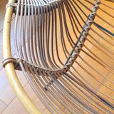 Fauteuil en rotin 1960