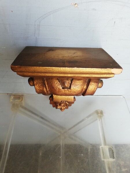 Wall lamp console gilded wood early XXem