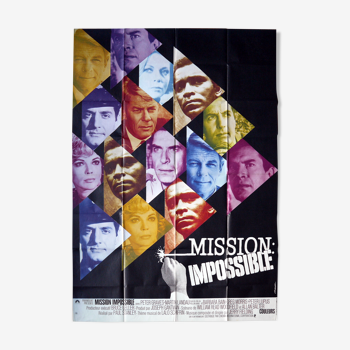 Original movie poster "Mission Impossible" 1968