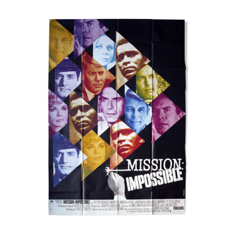 Affiche cinéma originale "Mission impossible" 1968