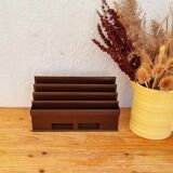 Vintage Lynx brown mail holder