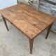 Solid oak farmhouse table with 2 drawers 1900