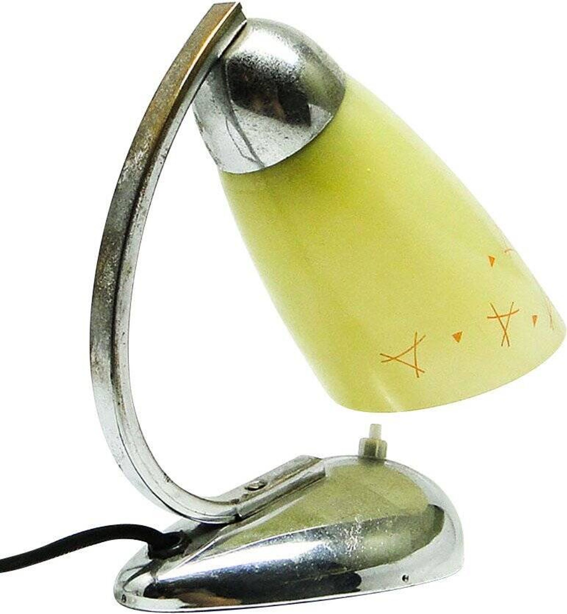 Bedside table lamp by J. Hurka for Napako, former Czechoslovakia, 1960s