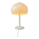 Dijkstra table lamp - vintage mushroom desk lamp - white Space Age light