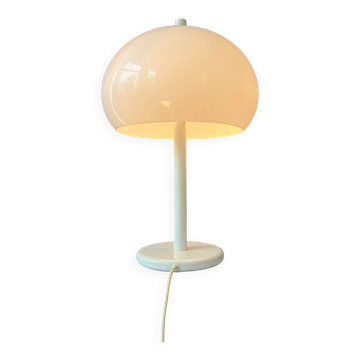 Dijkstra table lamp - vintage mushroom desk lamp - white Space Age light