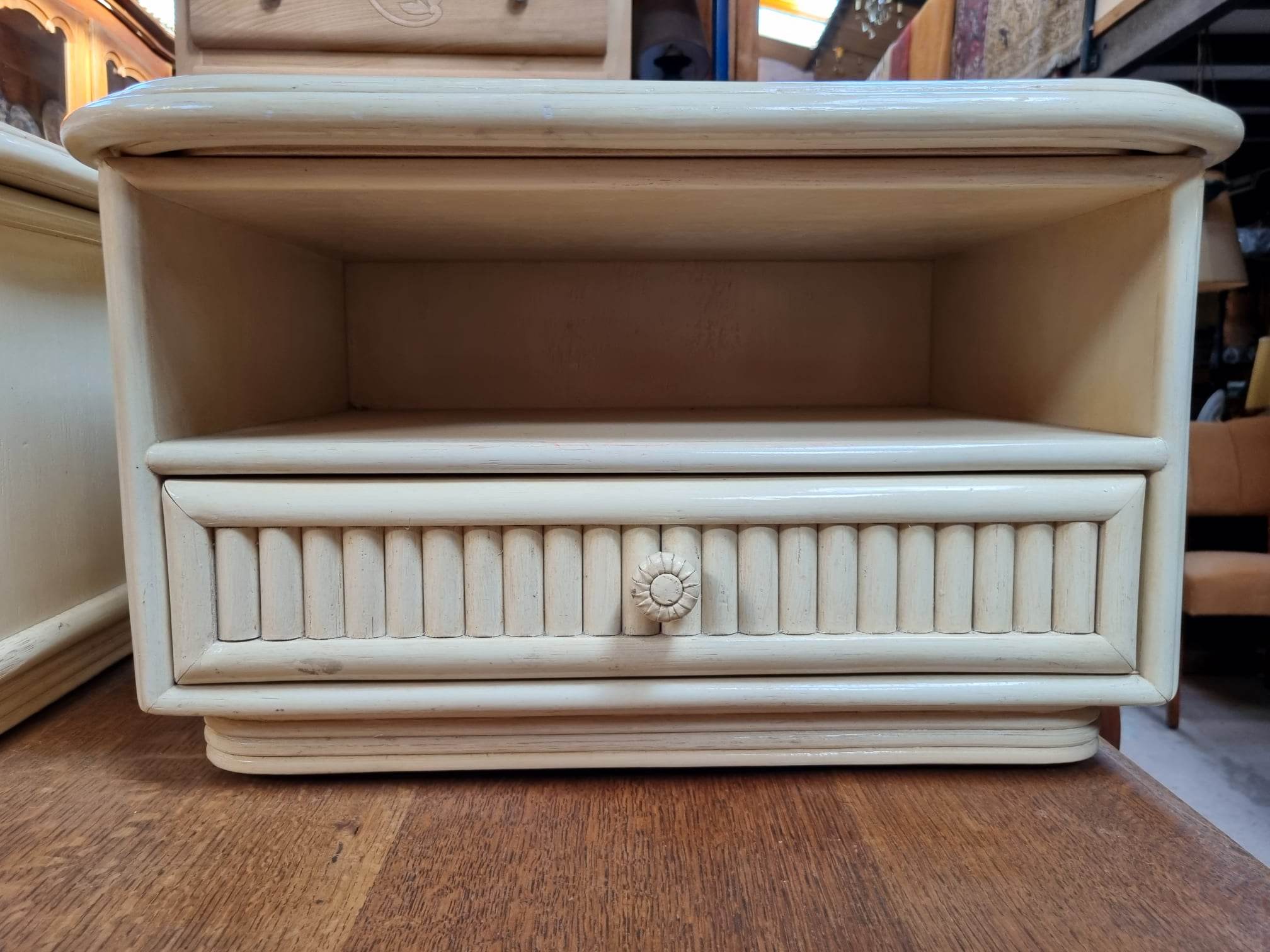 Pair of vintage bedside tables