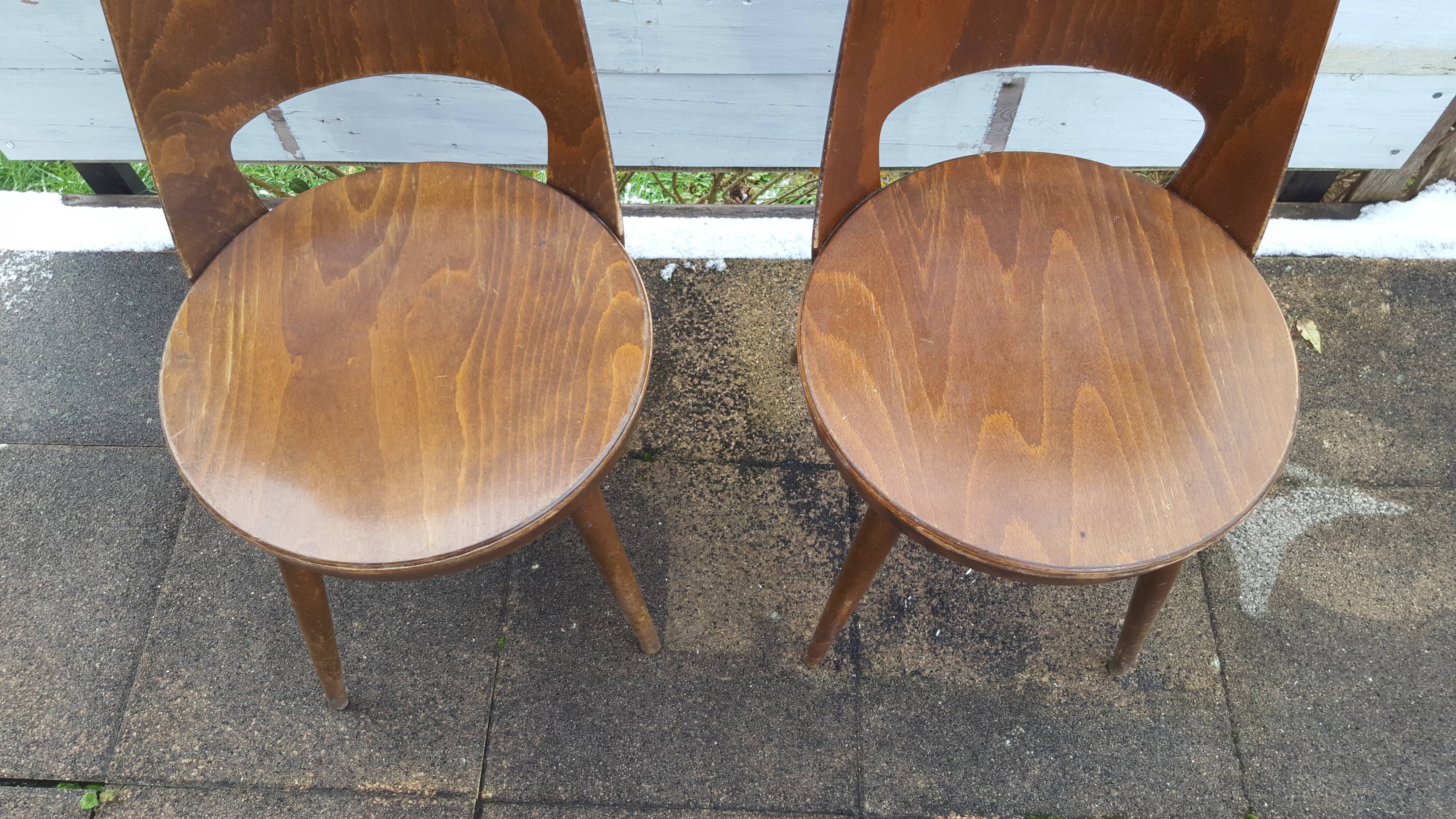 Pair of chairs Baumann model Mondor 60s