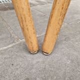 Set of 4 Baumann wooden chairs, 1950-60