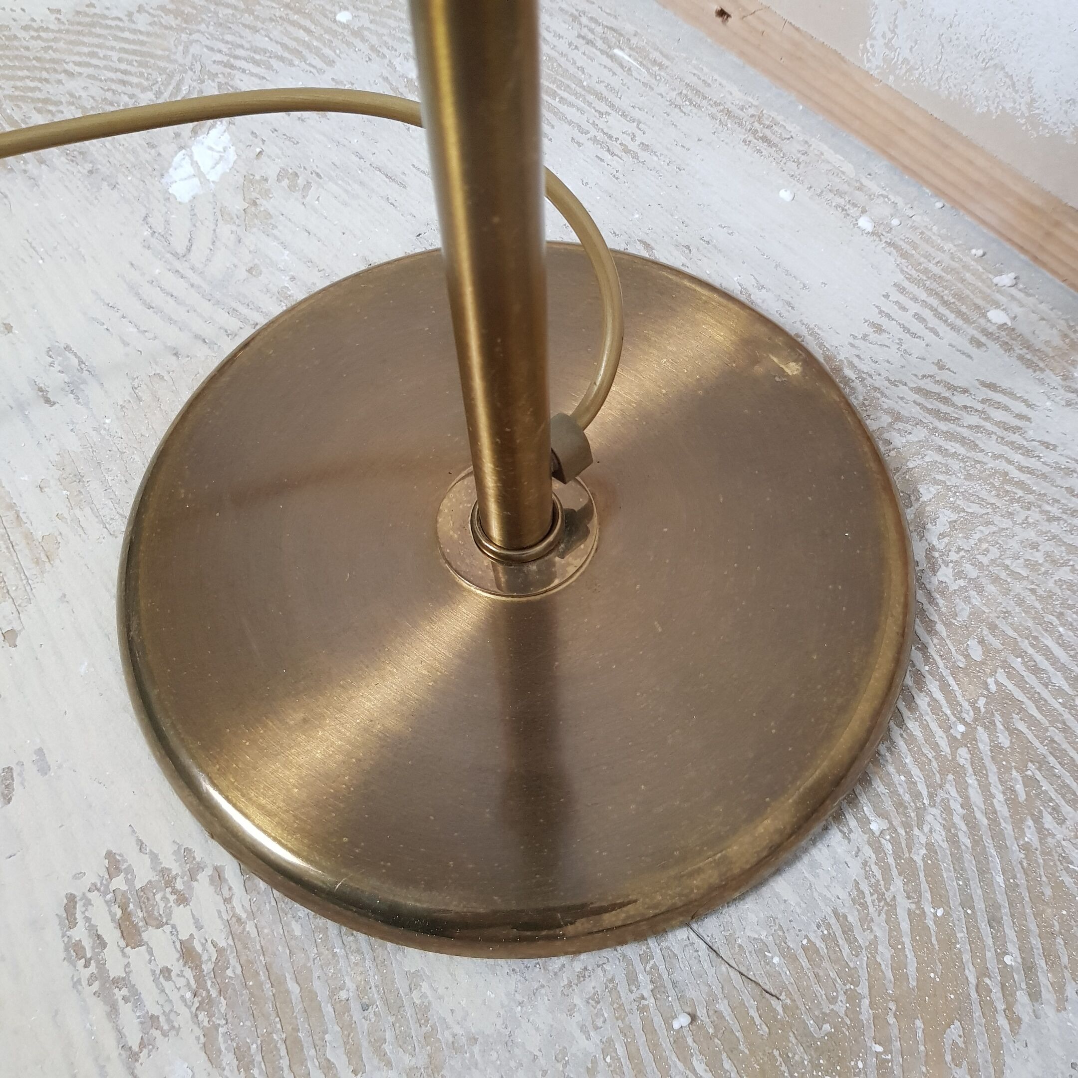 Vintage brass reading light