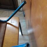 Desk desk desk table child school metal wood and vintage chair