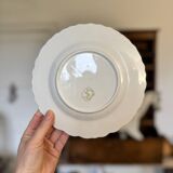Vintage white slip plates