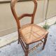 Louis Philippe style chair in walnut, 1900.