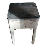 Old vintage shoe shine stool