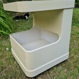 furniture served on wheels of Vintage storage Prisunic 1970