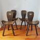 French brutalist vintage chairs from the 60s-70s.