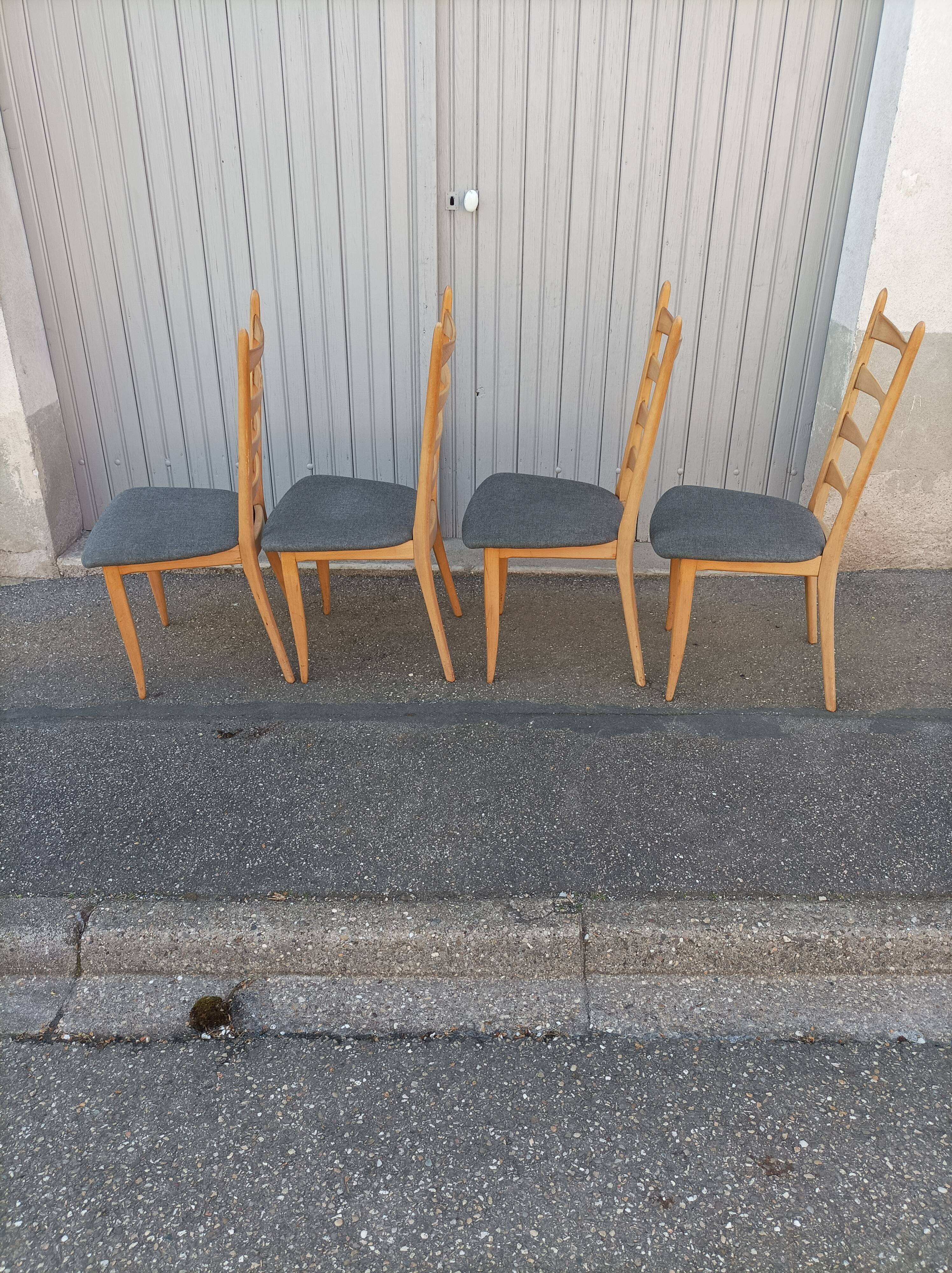 Set of 4 Scandinavian chairs